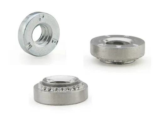 PEM self-clinching nuts for permanent metal sheet fastening