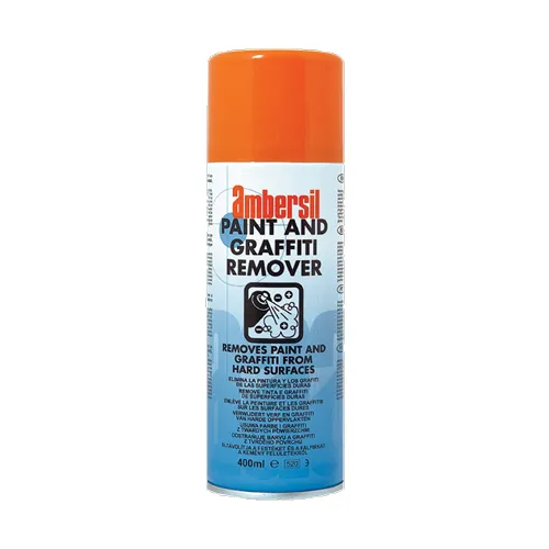 Ambersil Paint Graffiti Remover solvent spray for industrial surfaces