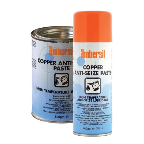 Ambersil Copper Anti-Seize Paste for high-temperature thread assembly