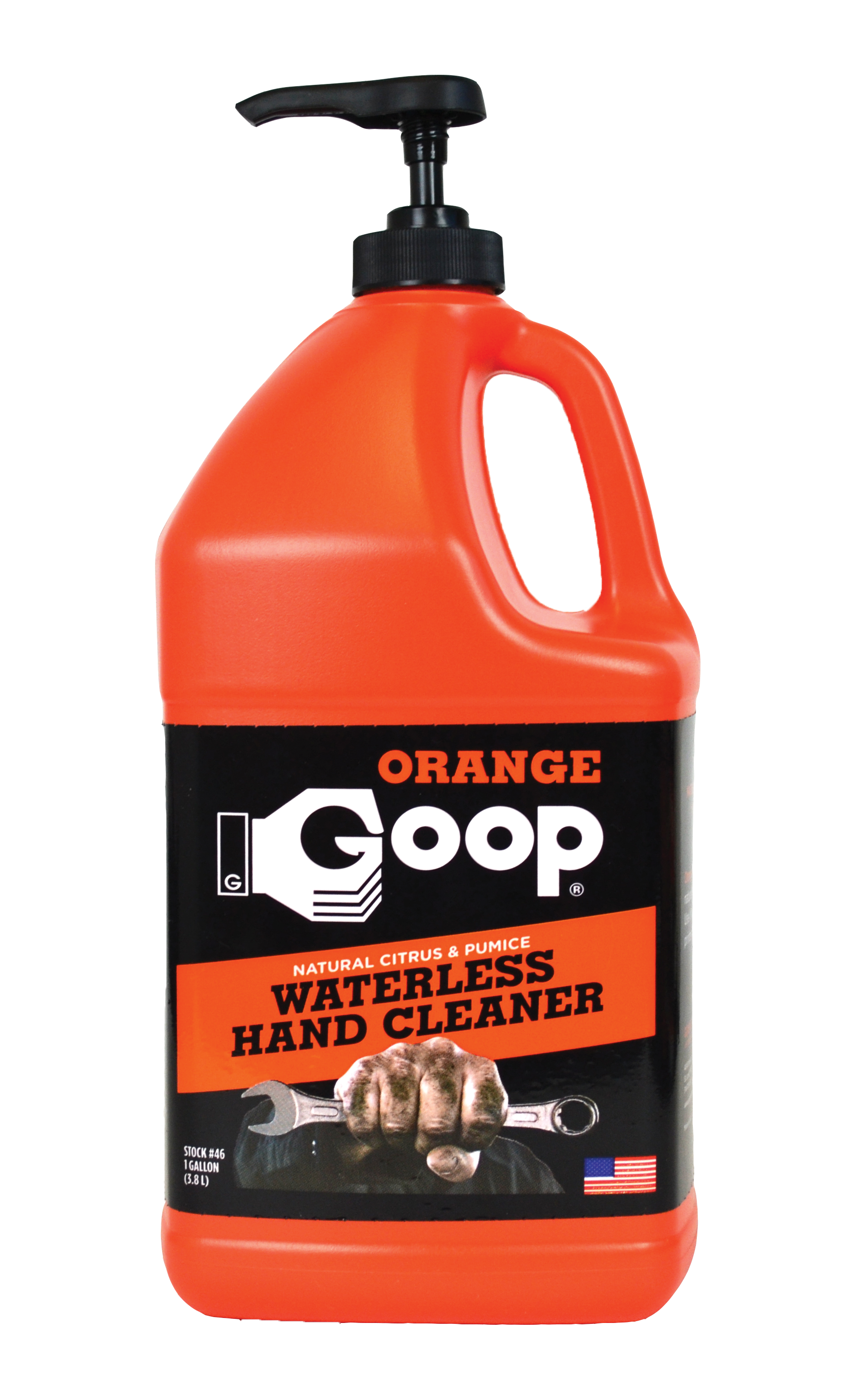 Orange Goop Waterless Hand Cleaner With Natural Citrus Power, 16 Ounce,  Pack of