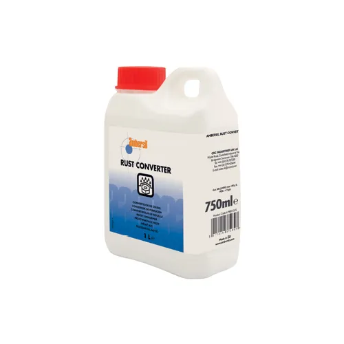 Ambersil Rust Converter chemically converts rust to stable compound